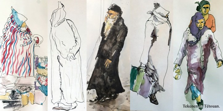 Drawing in Tétouan